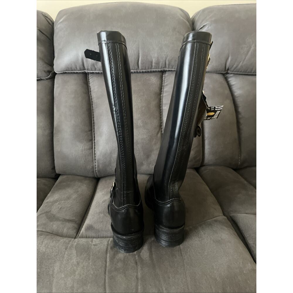 Chippewa Baden Trooper Made In USA 71418 Mens Black Motorcycle Boots 8.5D - Picture 8 of 16